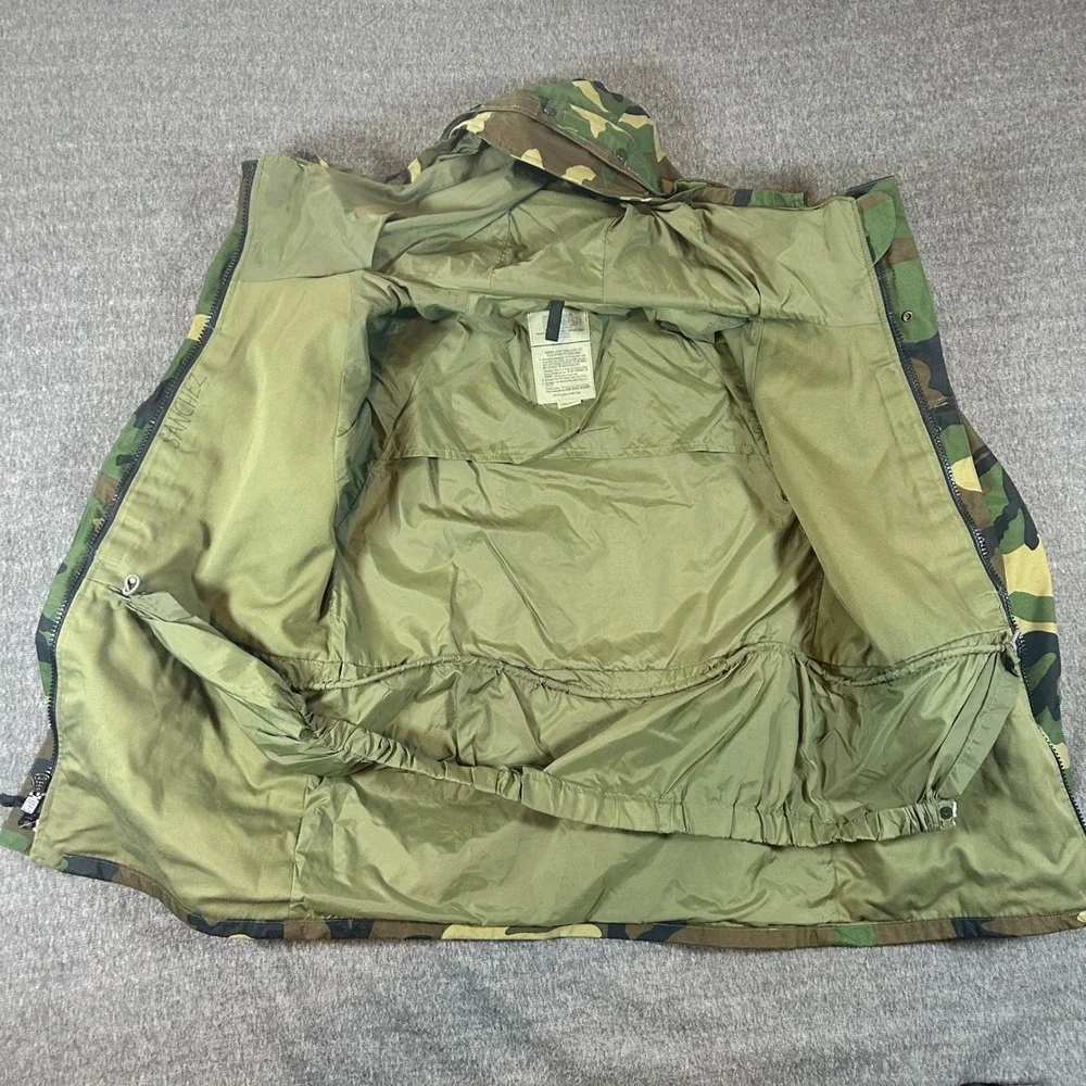 US Military Woodland Camo‎ Parka Cold Weather Camouflage Small Regular Jacket